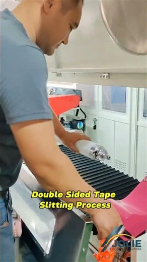 How to slitting 3mm double sided tape ? | Double Sided Slitter Operation / Tissue tape slitting