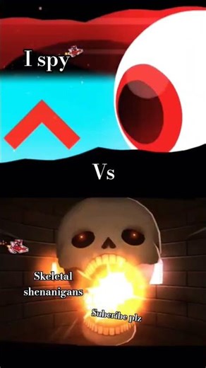 skeletal shenanigans vs I spy. #geometrydash #shorts