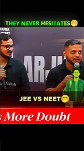 Jee vs neet🤭 #ritiksir #motivation #funny #doubts #viral #pw #rajwantsir #jee #shorts #fyp #om