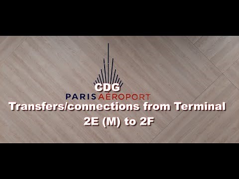 CDG Paris airport || Air france Transfer from 2E (Hall M) to 2F