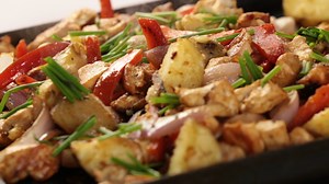 Pollo con Verduras a la Plancha