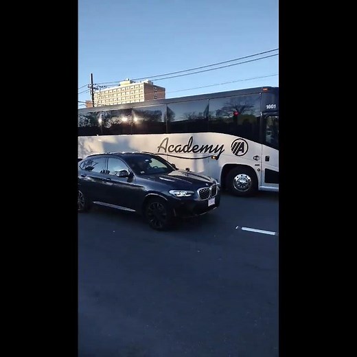 Academy bus turning 2013 MCI J4500 bus 1601
