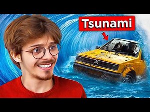 Je dois survivre à un Tsunami avec une voiture ÉCLATÉE...