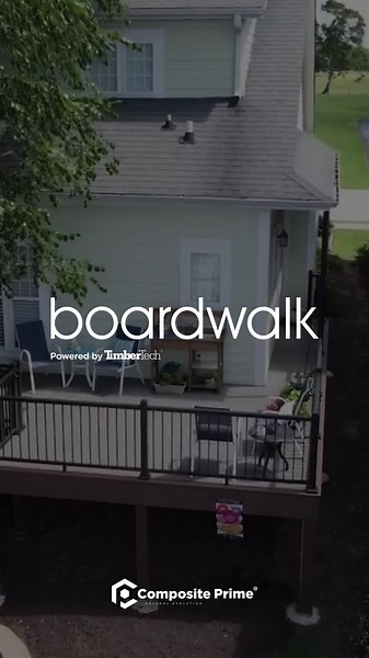 Introducing boardwalk, the fully capped wood Composite Decking product made in the USA using recycled materials, powered by TimberTech brought to you by Composite Prime. #ComingSoon