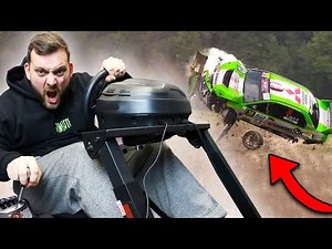 Po Prvý Krát v Živote Testujem RALLY na Volante a Pedáloch