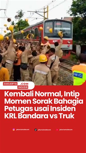 KRL Duri-Tangerang Beroperasi Kembali Pasca Kecelakaan