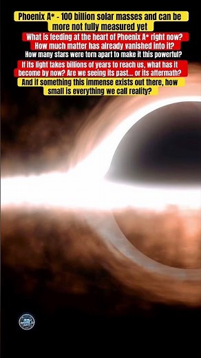 Phoenix A* — where galaxies lose the fight. #PhoenixA #BlackHole #SpaceFacts