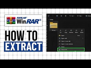 How To Use Winrar To Extract Files (Step By Step)