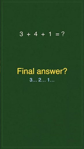 Quick math quiz! 🔢 Adding Three Single Digits — beat the clock!