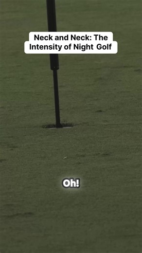 The pressure is absolutely palpable! Watching these two battle it out, neck and neck, under the stadium lights makes for incredible viewing. Talk about high stakes when even the most crucial putts are causing serious headaches! This is what intense night golf looks like when the course fights back. 🤯⛳ #NightGolf #GolfStruggles #IntenseMatch #GolfTok #UnderTheLights