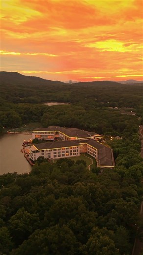 A Golden Sunset at The Purple Palace Nanjing