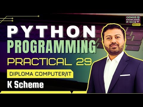 PostgreSQL Setup & Python Connection | Python Practical No. 29 | Diploma K Scheme Semester 4