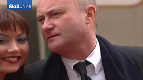 Phil and Orianne Collins two years after 1999 marriage