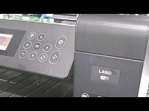 Epson L4160 Resolvendo Erro E01 034004 Referente a atolamento de papel sem papel atolado.