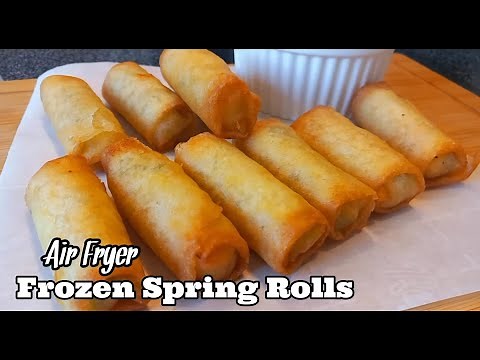 Air Fryer Frozen Spring Rolls | How to Cook Spring Rolls in the Air Fryer