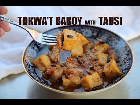 Tokwa't Baboy with Tausi (Tofu and Pork in Salted Black Beans Sauce) - Today's Delight