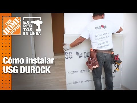 Cómo instalar USG DUROCK | Construcción | The Home Depot Expertos