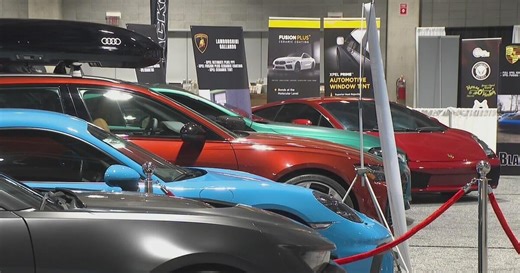 Auto enthusiasts line up early for the annual Pittsburgh Auto Show