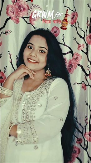 GRWM for বিয়ে বাড়ি❤️#grwm #wedding #bangali #trending #shorts #viral #explore #share #fyp #makeup
