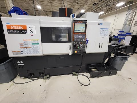 2010 MAZAK INTEGREX 100-IV S CNC MULTI-TASKING TURNING CENTER 5-AXIS MACHINING (MILLING AND TURNING)