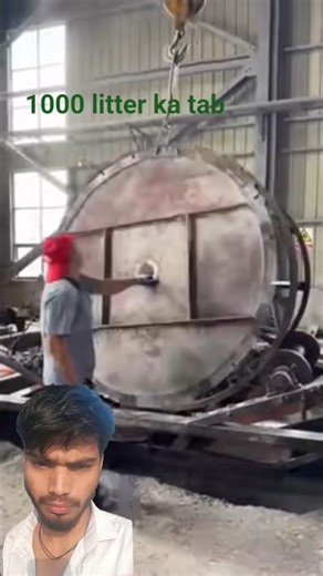 How Plastic Water Tanks Are Made Inside This Giant Rotational Molding Machine! 🛢🔥#shorts