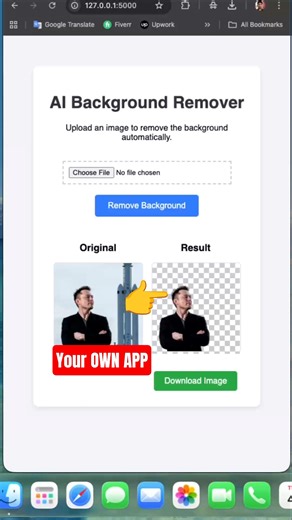 Make your own AI background removal app using #python