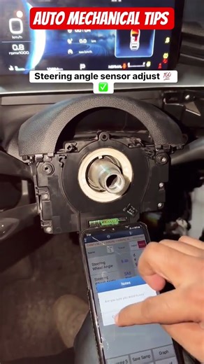 Steering angle sensor adjust #automobile #automotivetools #mechanic #machinist #short