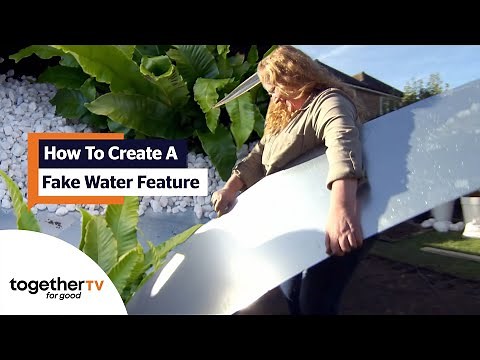 How To Create A Stunning Fake Water Feature | Garden Rescue