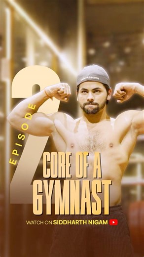 Abs Aren’t Built by Crunches😈 Siddharth Nigam | Gym series Ep-2 #bodypowertraining #motivation #abs