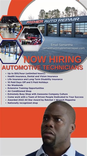 Join Our Top-Tier Auto Repair Team Today!
