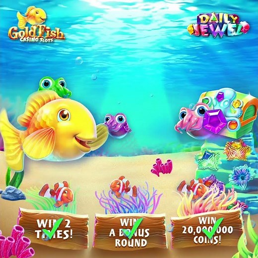 Daily Jewel & Goldfish Madness | Gold Fish Casino Slots - 1:1