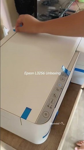 Unboxing Epson L3256 White Printer