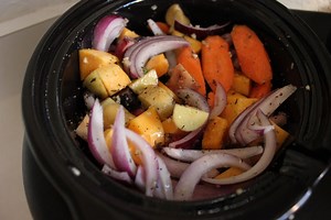 Slow Cooker Roasted Vegetables - Mr. B Cooks