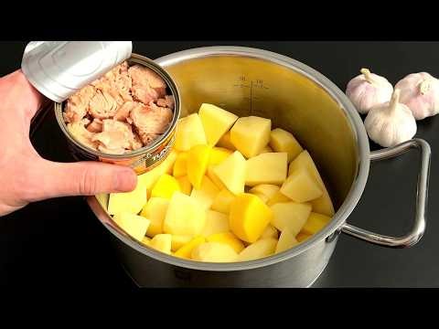 Mix tuna with potatoes! I learned this trick in a fancy restaurant!