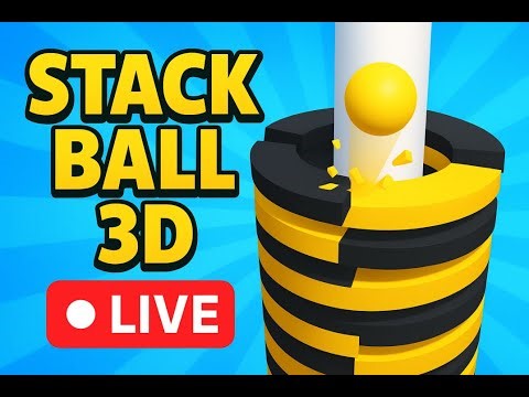 Live Stack ball 3d 🏀 highest score challenges 🎮 #stackbounce #shorts #viral #gaming #stackball