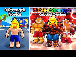I Unlocked EVERY RANK and Got APOCALYPSE Strength in Gym Star Simulator Roblox!
