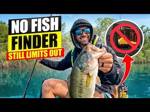 How To Catch Bass WITHOUT Livescope (Kayak Fishing)