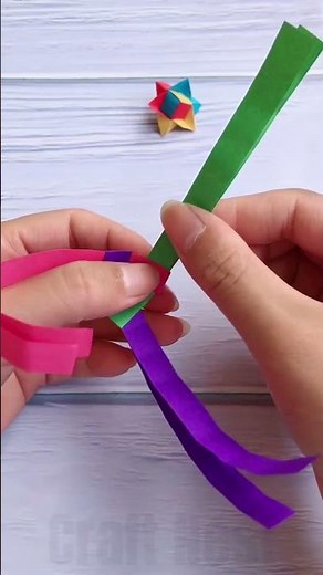 How to Make a 3D Woven Paper Star (Easy DIY Craft)