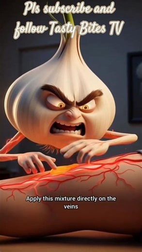 Garlic + Olive Oil + Lemon = Vein Relief? 🤔 #usa #viral #short