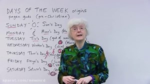 Where do the names of the days of the week come from?