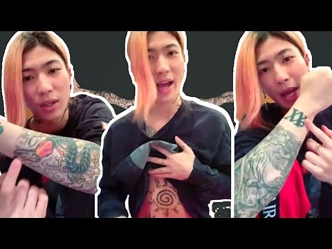 DJまるの全身タトゥー紹介【2021/03/18】