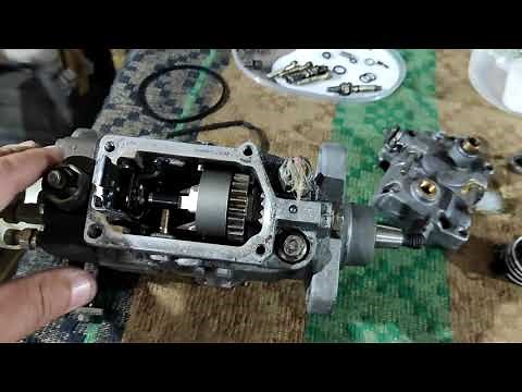 Diesel fuel pump repair. Fixing a leaking fuel pump. VW T4 diesel fuel pump repair.