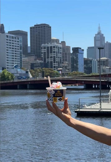 Looking for a way to cool down this summer? Froyo on the river at Royal Stacks Crown is the place to be. #froyo #crown #royalstacks #summer #riverfront