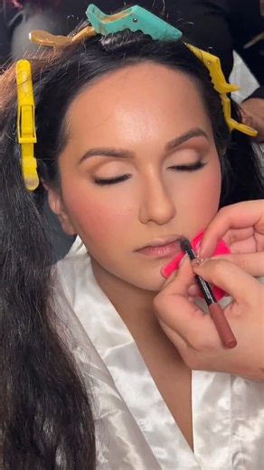 Come Get Ready with the Indian Version of Sleeping Beauty ✨ From Chicago to Banff, Palack’s wedding morning was pure magic — the kind of fairytale that unfolds between glitz, glam, and the softest golden glow. 💫 Every detail mirrored her essence — timeless, effortless, and radiant from within. We kept her glam luminous, soft, and ethereal, letting her natural beauty shine against the breathtaking Banff backdrop of mountains, blue waters, and lush greenery. 🌿 This wasn’t just makeup — it was he