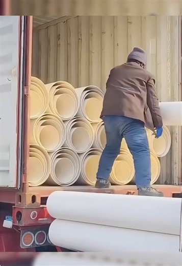 White PVC Water Well Pipe Container Shipped to the U.S.