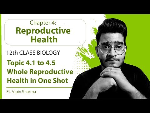 Topic 4.1 to 4.5- Reproductive Health in One Shot | 12th Class Biology for NEET 2022 ft Vipin Sharma