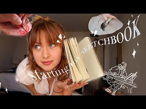 STARTING MY NEW SKETCHBOOK :) a week in NYC