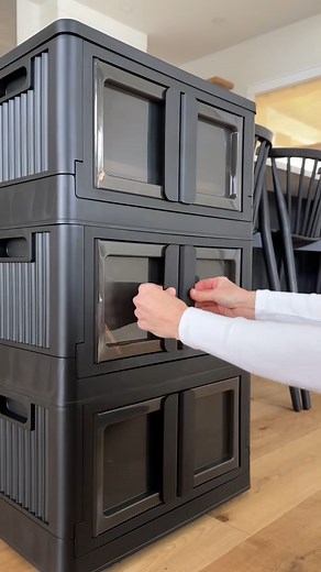 🤫 Stop hiding your storage! Use these stackable, stylish bins that look like furniture! They fold flat when not in use (great for moving!) and the magnetic clear doors make finding things a breeze. Perfect for toys, crafts, or pantry overflow. #HomeDecor #DIYHomeDecor #DecorInspo #MinimalHome #CozyHome #NeutralDecor #ApartmentTherapy #HomeBeautiful #InteriorInspo #HomeTakesTime #MakeMyHome #ModernHomeStyle #AmazonFinds #AmazonHome #AmazonMustHave #VyCD #decorvydiy | Home of Zen