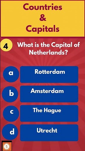 Countries & Capitals Quiz Challenge I Can You Name These Capitals