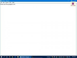 Creating a Text File and Adding Text | Computer Training | Periwinkle